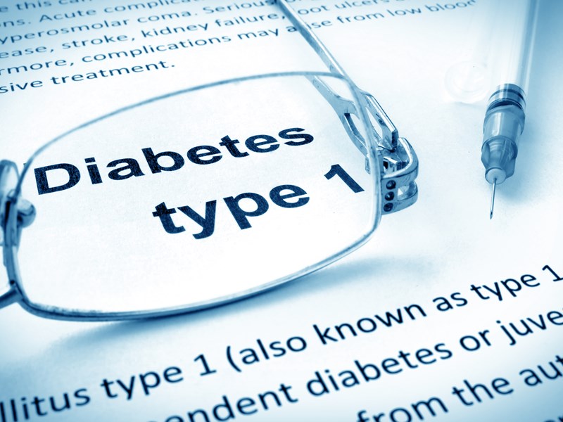 Diabetes type 1 circled