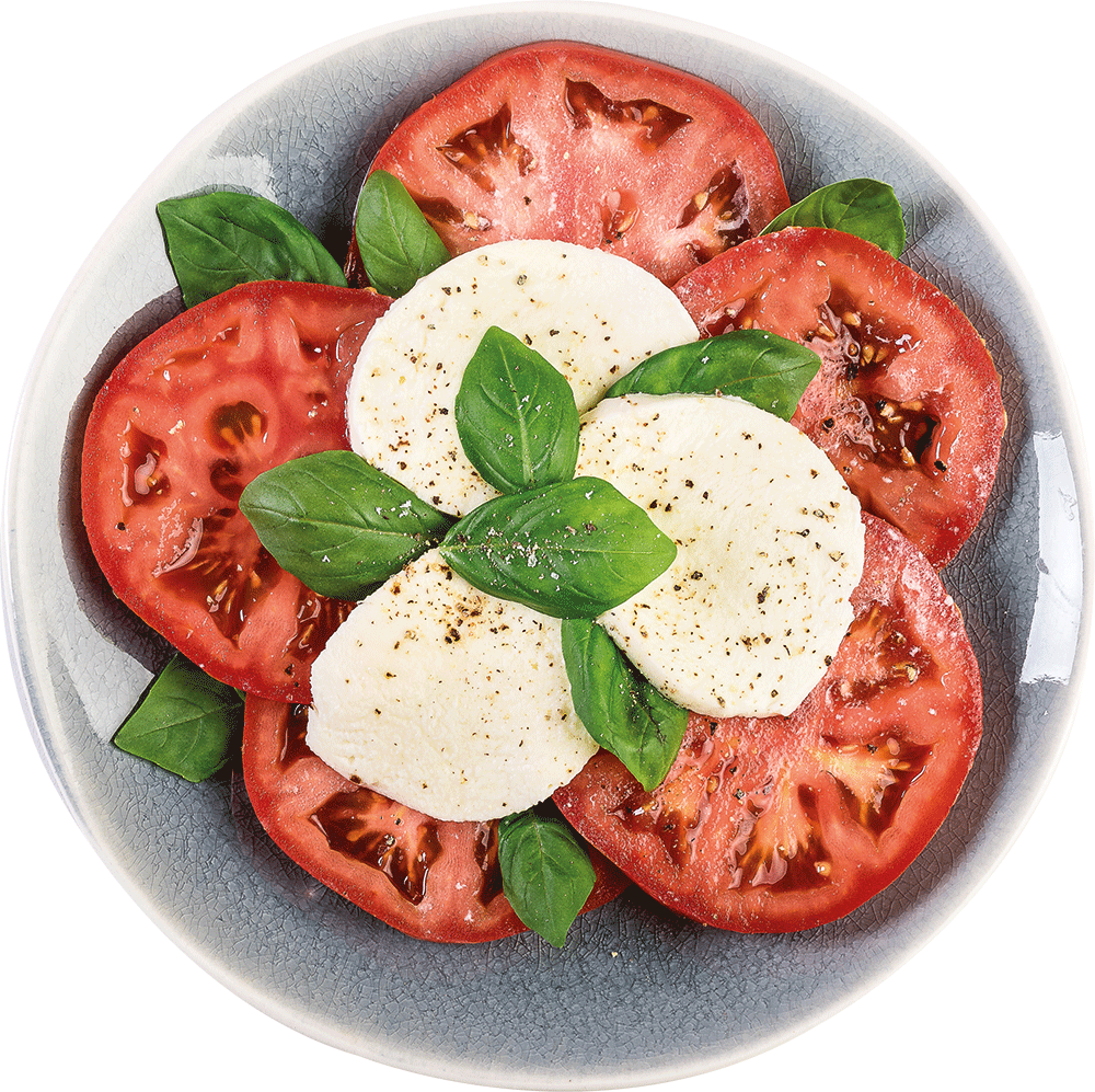 Mozzarella and Tomato 