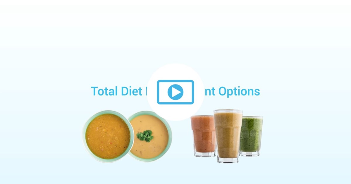 Picture of meal replacement soups and shakes