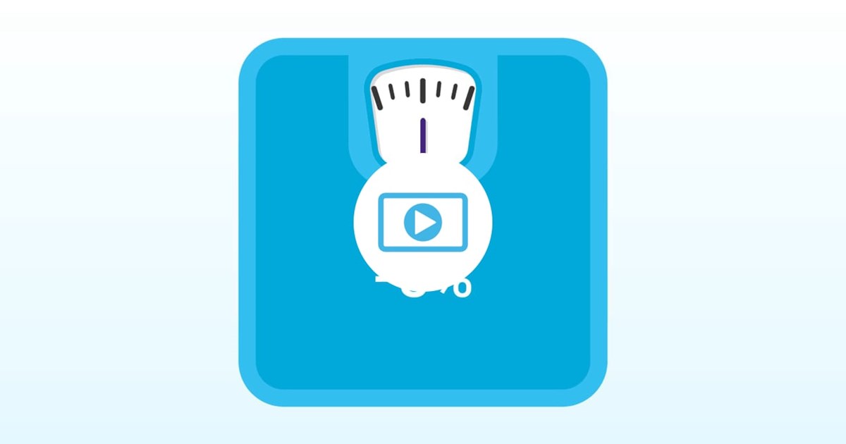 Bathroom scales icon