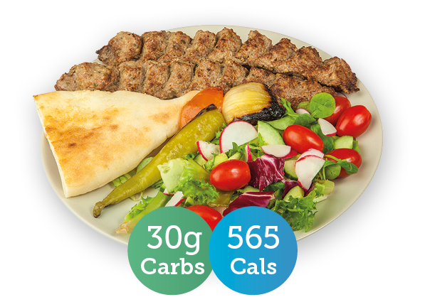 Kebab & salad