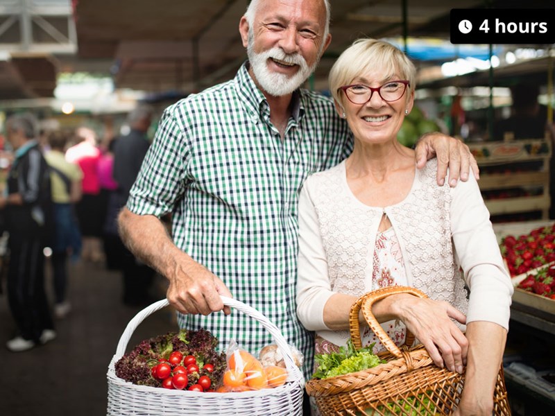 Vegetables and blood glucose meter