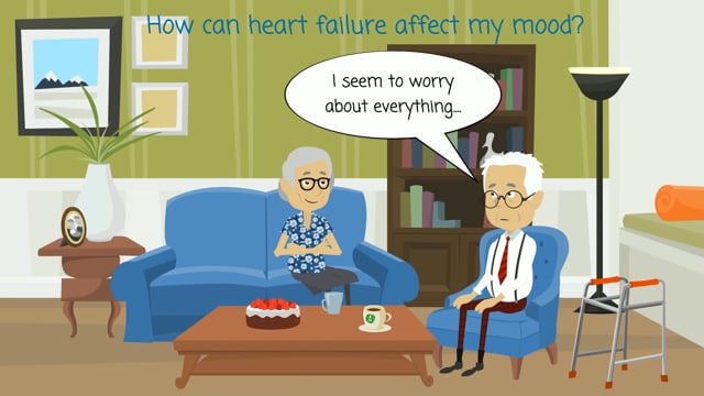 How can heart failure affect my mood?