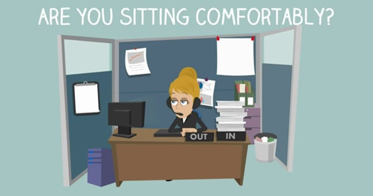 How to sit at your desk