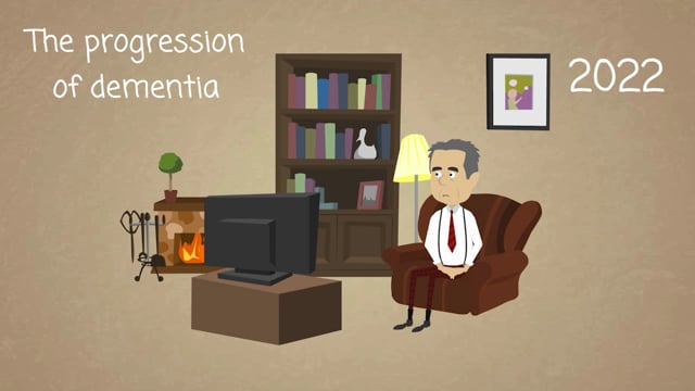 The progression of dementia