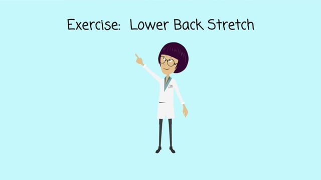 Lower back stretch