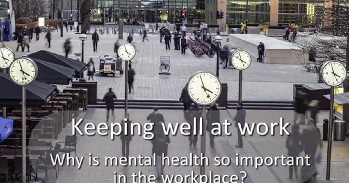 Why is mental health so important in the workplace?