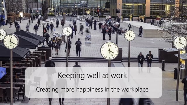 Creating more happiness in the workplace
