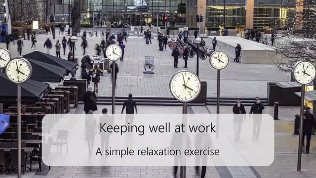 A Simple relaxation exercise