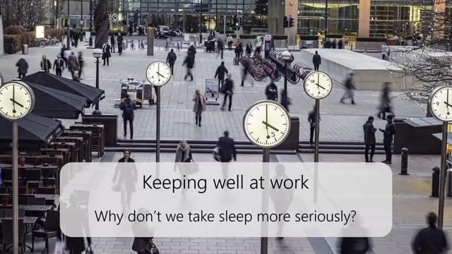 Why don’t we take sleep more seriously?