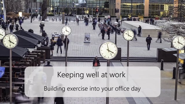 Building Exercise into your office day