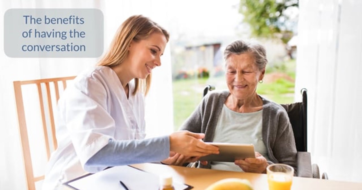 What are the benefits of having the conversation?